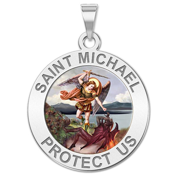 Saint Michael Medal "Color"