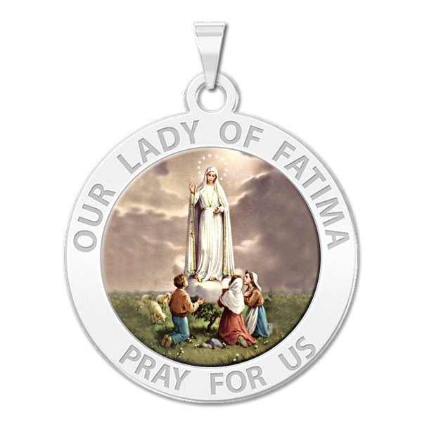 Our Lady of Fatima Medal "Color"