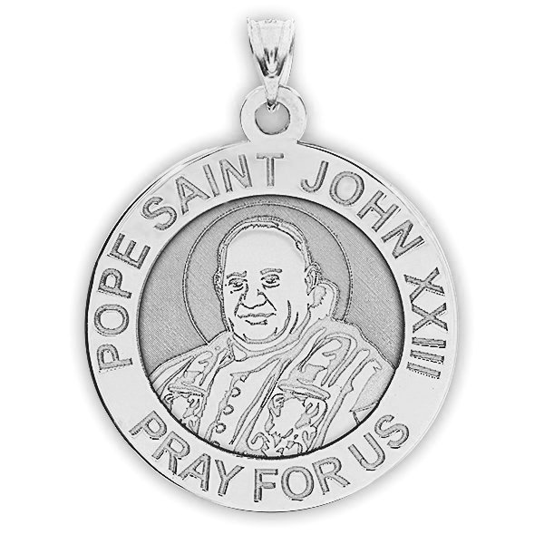 Pope Saint John XXIII Religious Round Medal