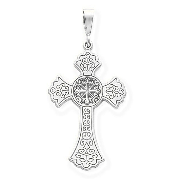 Celtic Cross Pendant - Silver/Stainless