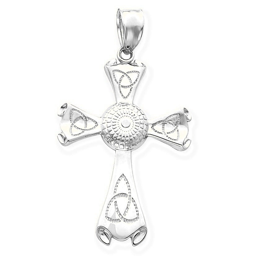 Celtic Cross Pendant - Silver/Stainless