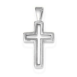 Cross Charm - Silver/Stainless