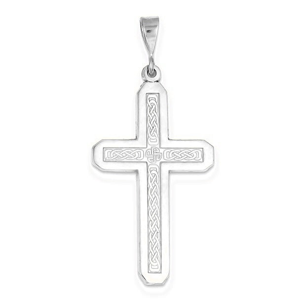 Cross Pendant - Silver/Stainless