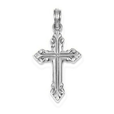 Cross Pendant - Silver/Stainless