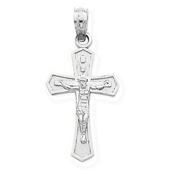 Crucifix Pendant - Silver/Stainless