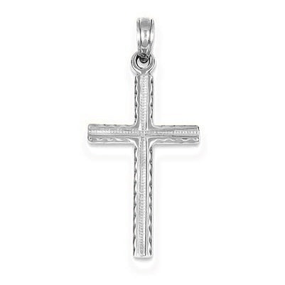 Latin Cross Pendant - Silver/Stainless