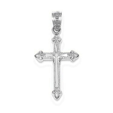 Passion Cross Pendant - Silver/Stainless