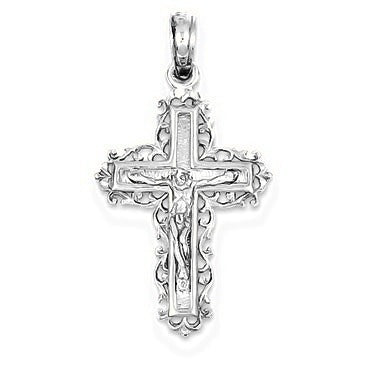 Crucifix Charm - Silver/Stainless