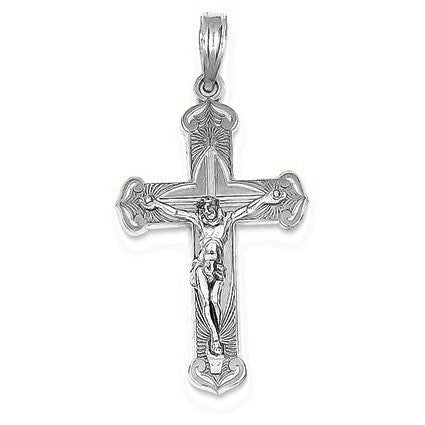 Crucifix Pendant - Silver/Stainless