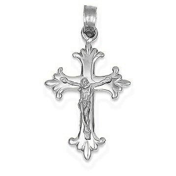 Crucifix Pendant - Silver/Stainless