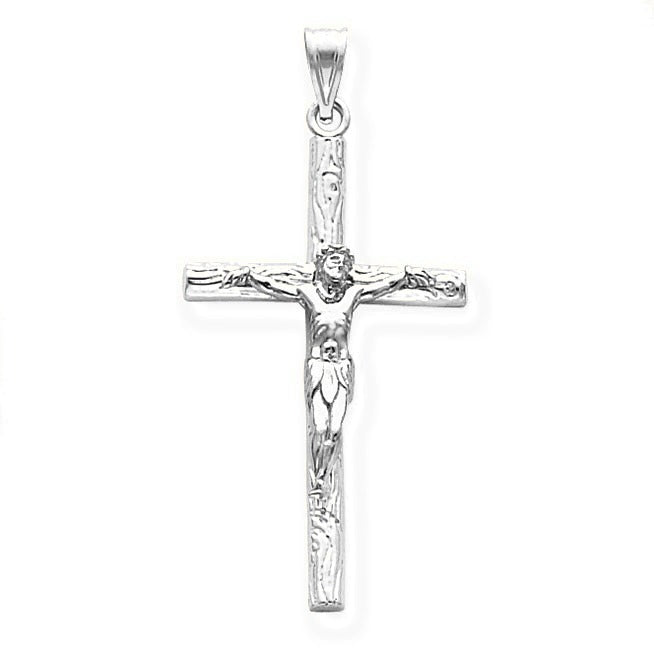 Crucifix Pendant - Silver/Stainless