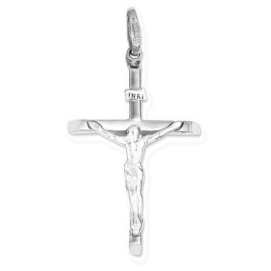 Crucifix Pendant - Silver/Stainless