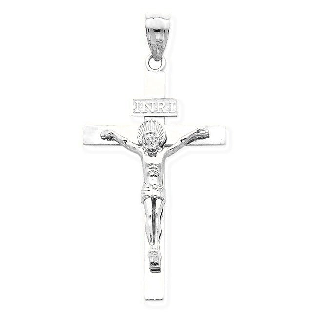 INRI Crucifix Pendant - Silver/Stainless