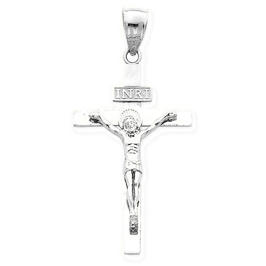 INRI Crucifix Pendant - Silver/Stainless
