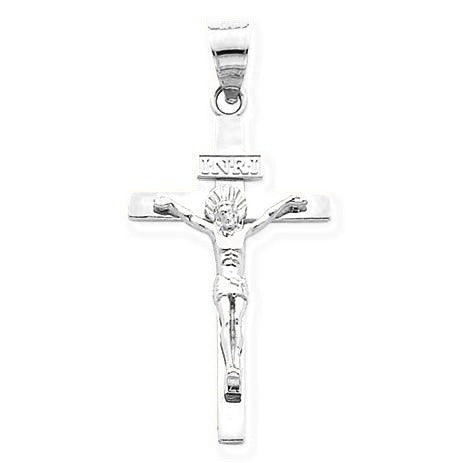 INRI Crucifix Pendant - Silver/Stainless