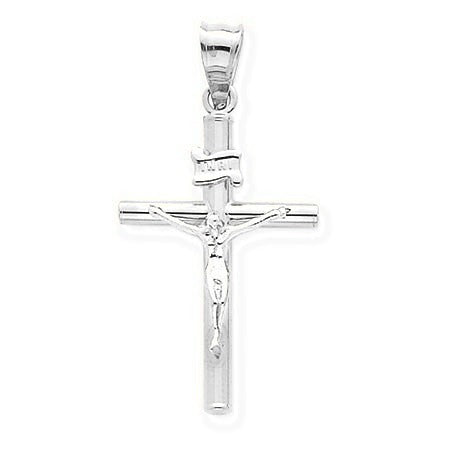 INRI Crucifix Pendant - Silver/Stainless