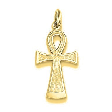 Ankh Cross Pendant - Gold