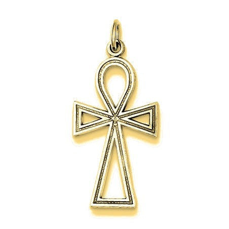 Ankh Cross Pendant - Gold