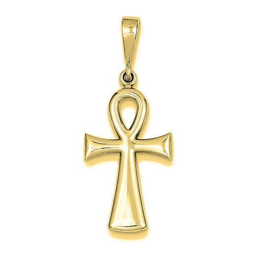 Ankh Cross Pendant - Gold