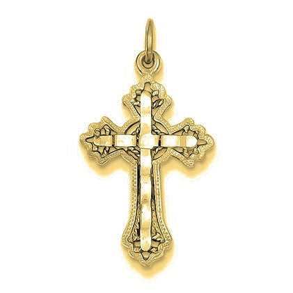 Cross Charm - Gold