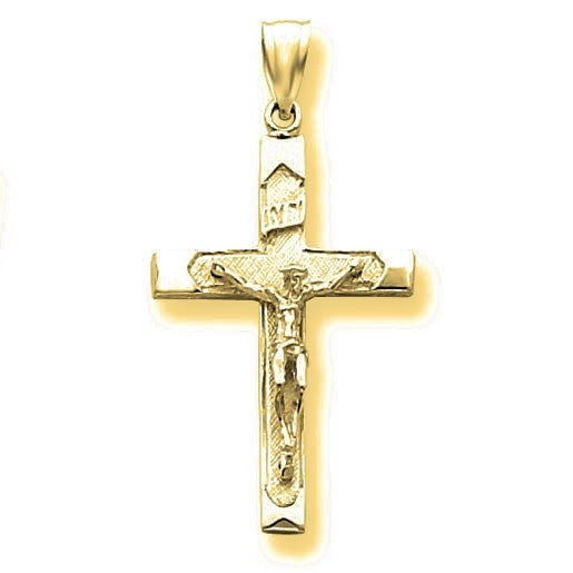 Crucifix Pendant - Gold