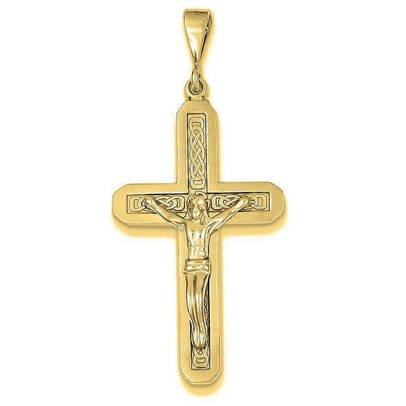 Crucifix Pendant - Gold