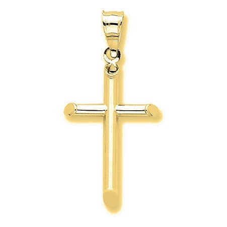 Hollow Cross Pendant - Gold