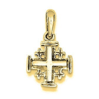 Jerusalem Cross Charm - Gold