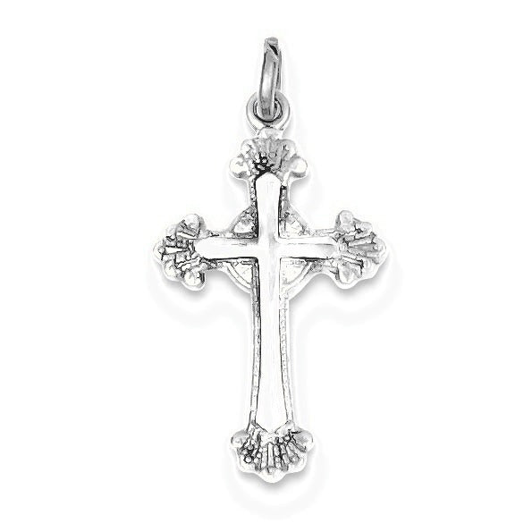 Gold -plated Cross Charm - Silver/Stainless