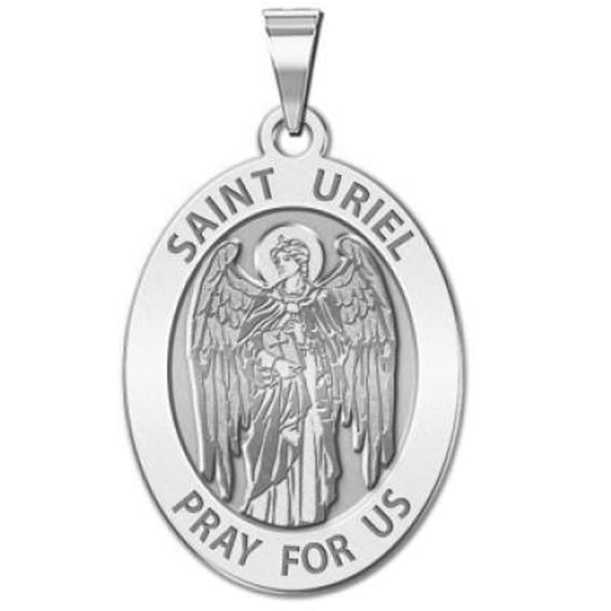 Saint Uriel - Oval Medal