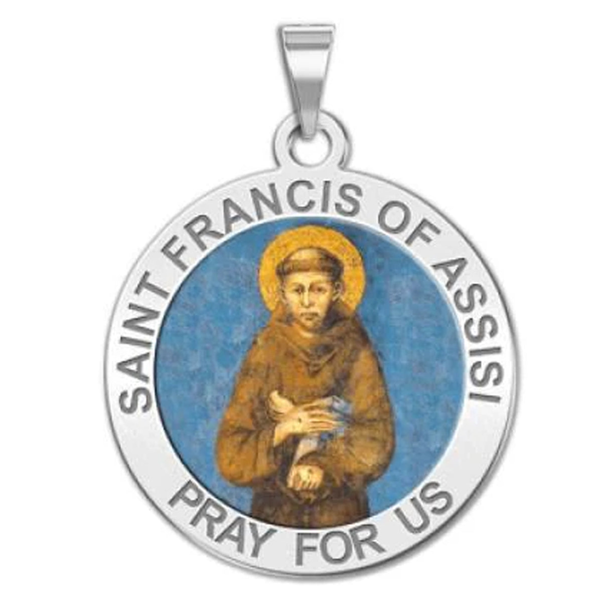 Saint Francis of Assisi Medal "Color"