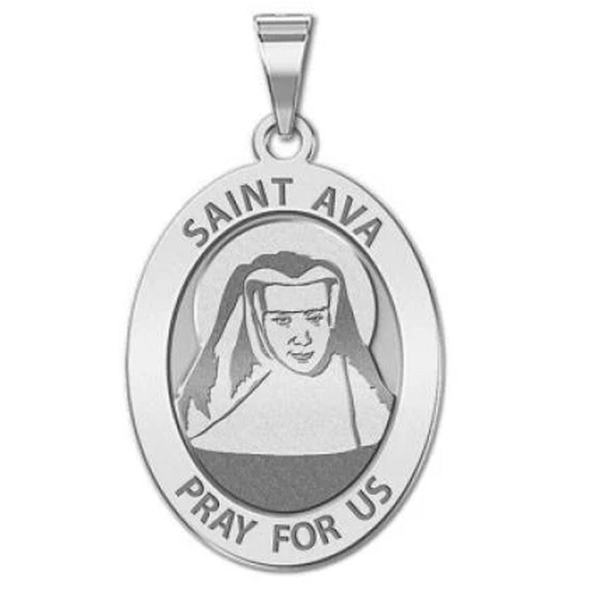 Saint Ava Medal - Oval