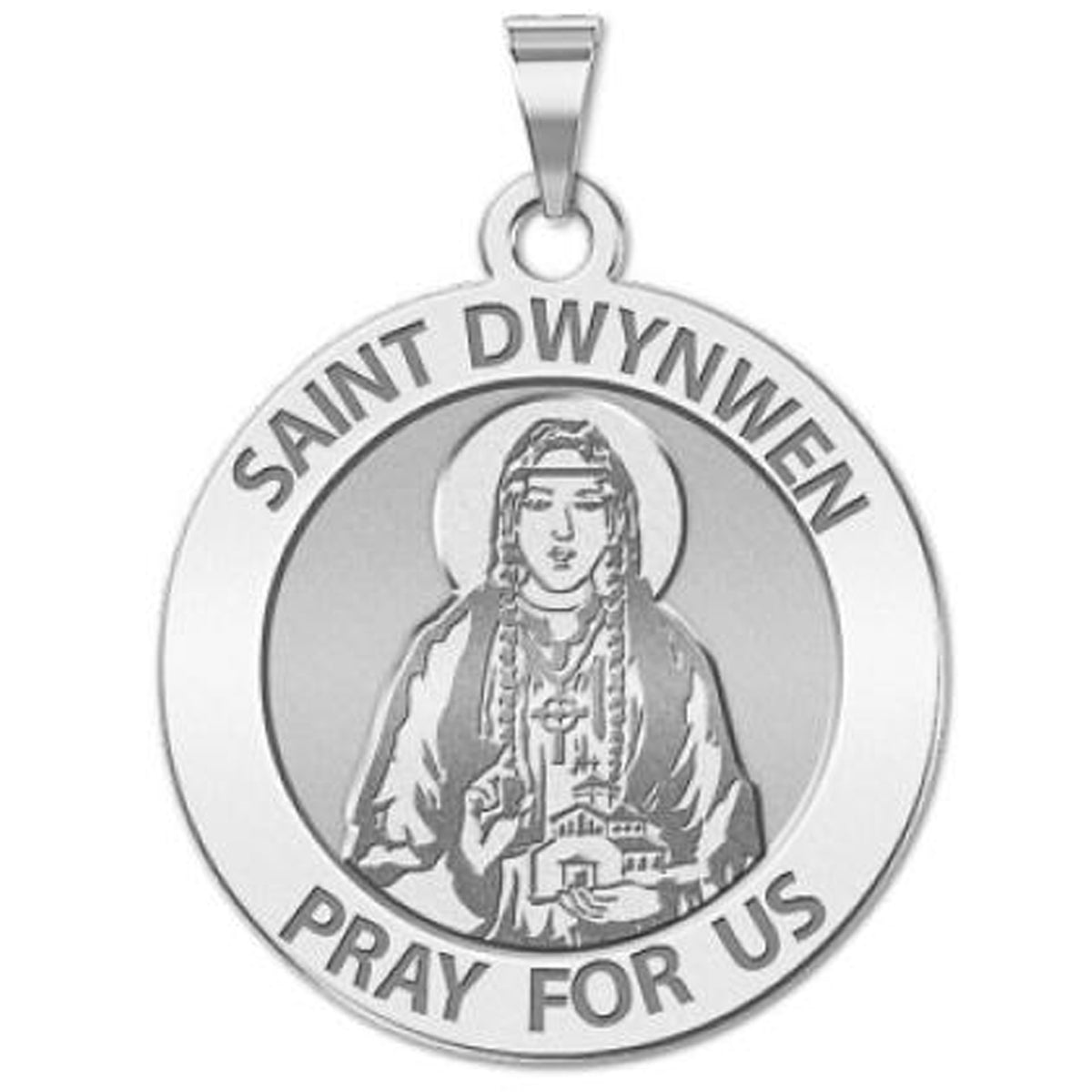 Saint Dwynwen Round Medal