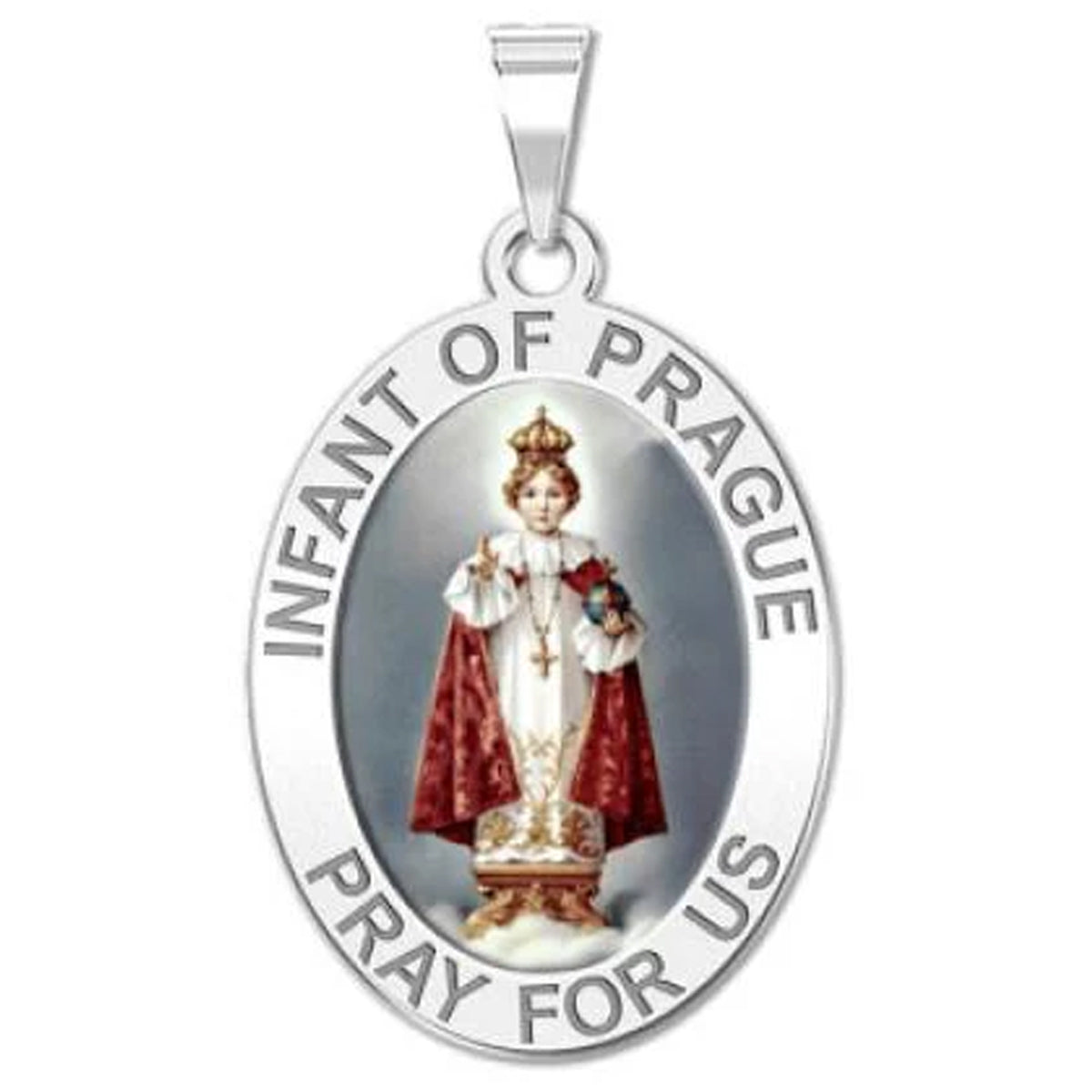 Infant of Prague Medal "Color"