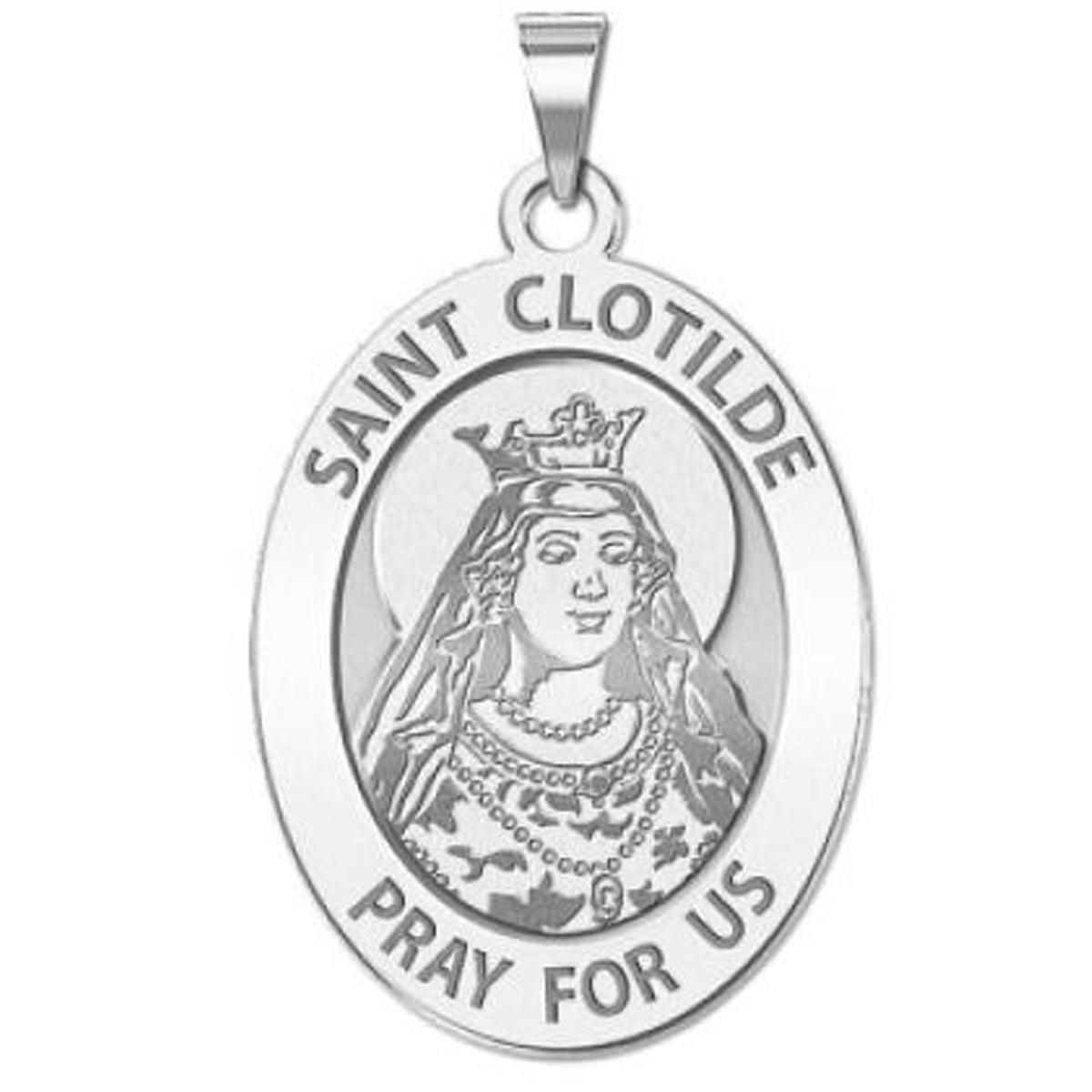 Saint Clotilde OVAL Medal
