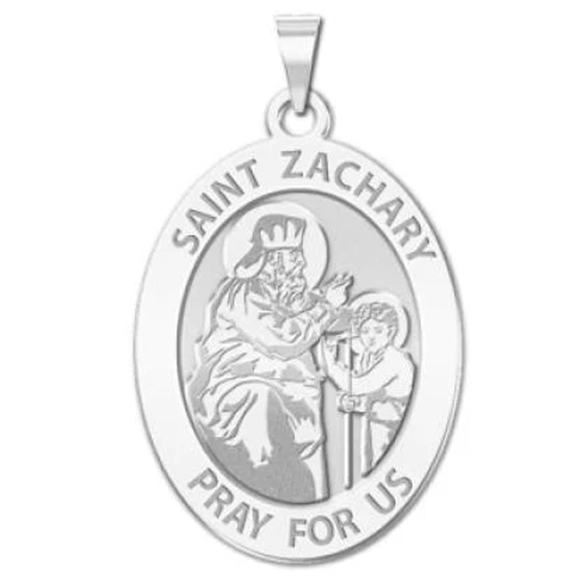 Saint Zachary Medal - Oval