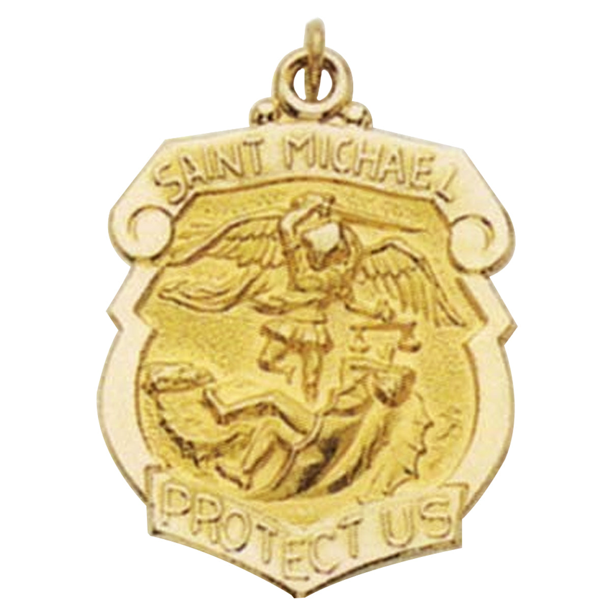 14K Saint Michael Medal