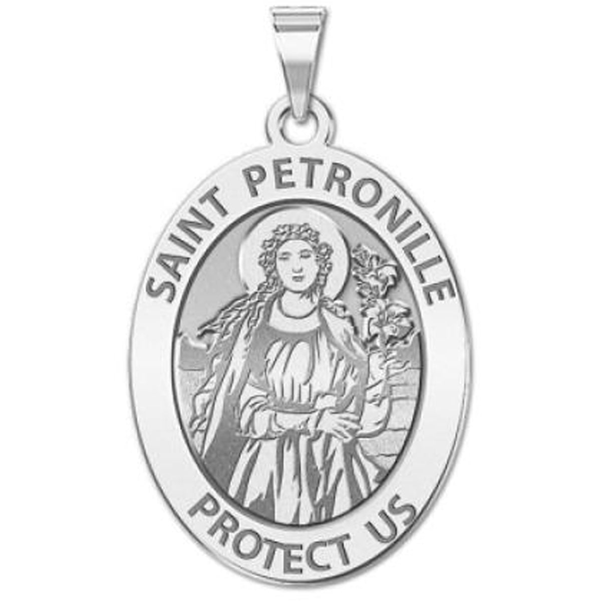 Saint Petronile Oval Medal