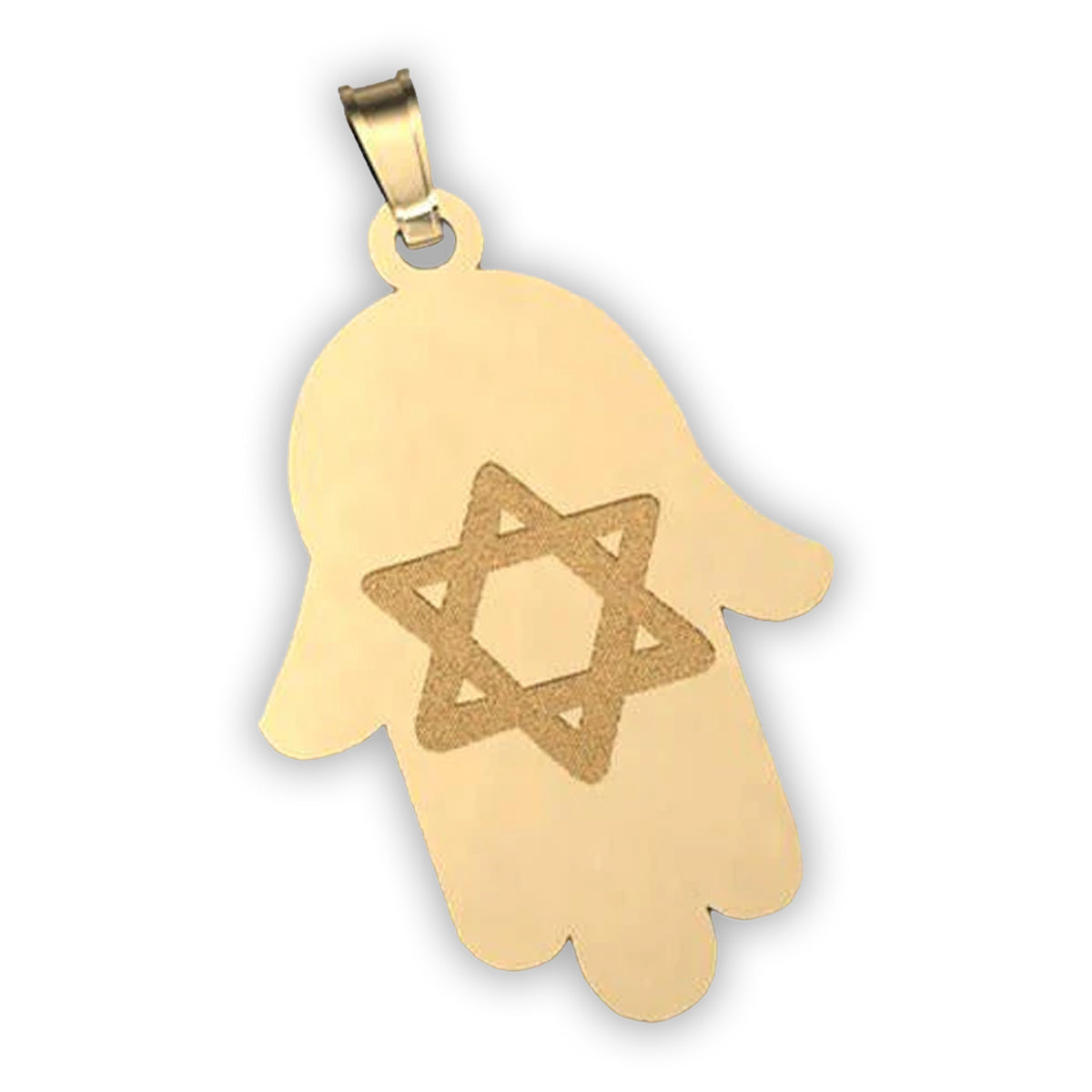 Hamsa Pendant w/ Star of David Symbol
