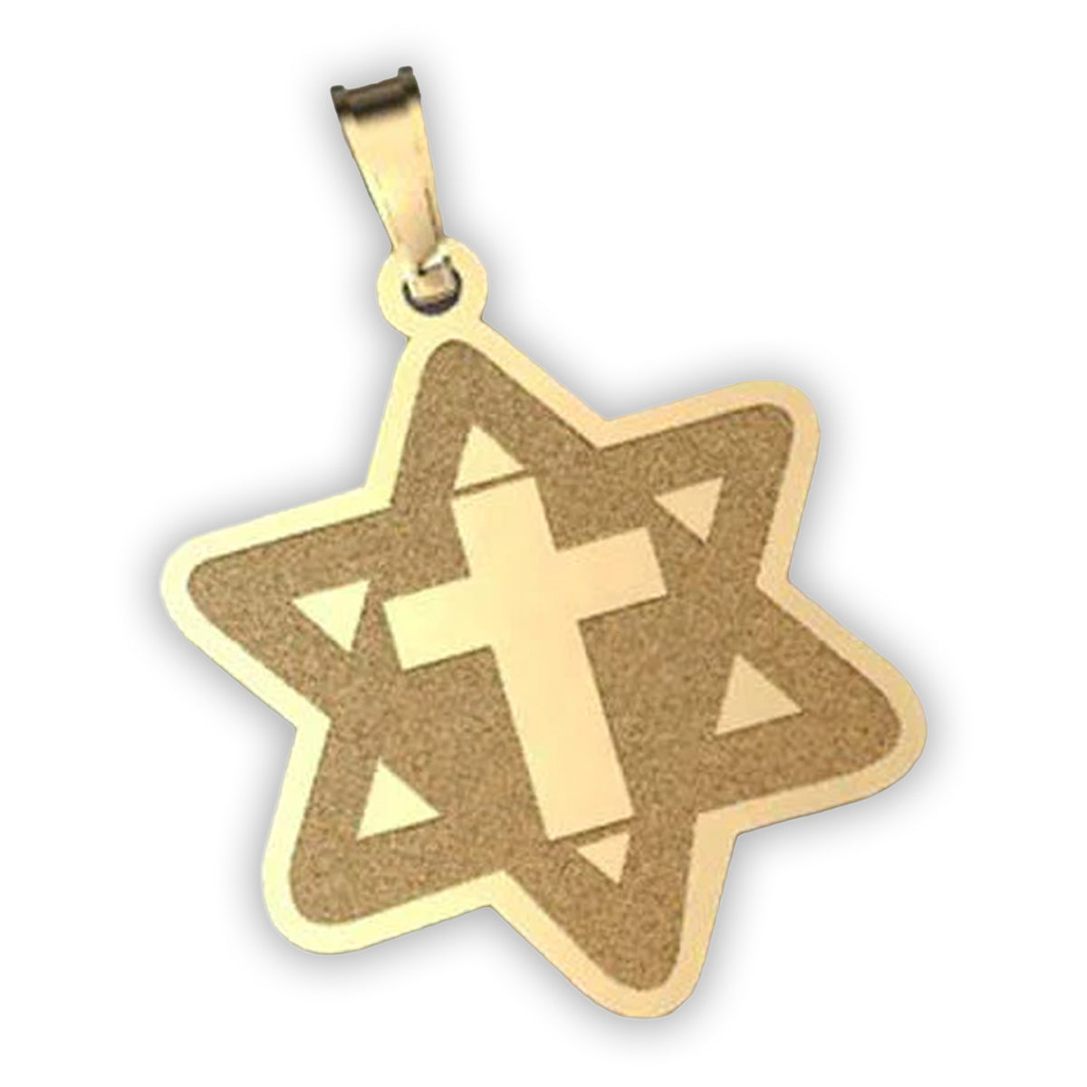 "Star of David" w/ Cross Pendant