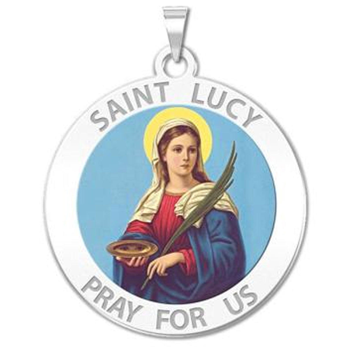 Saint Lucy Medal "Color"