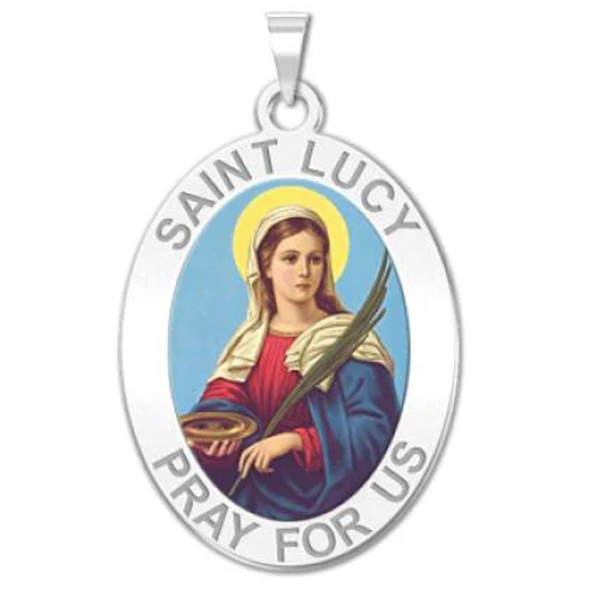 Saint Lucy Medal "Color"