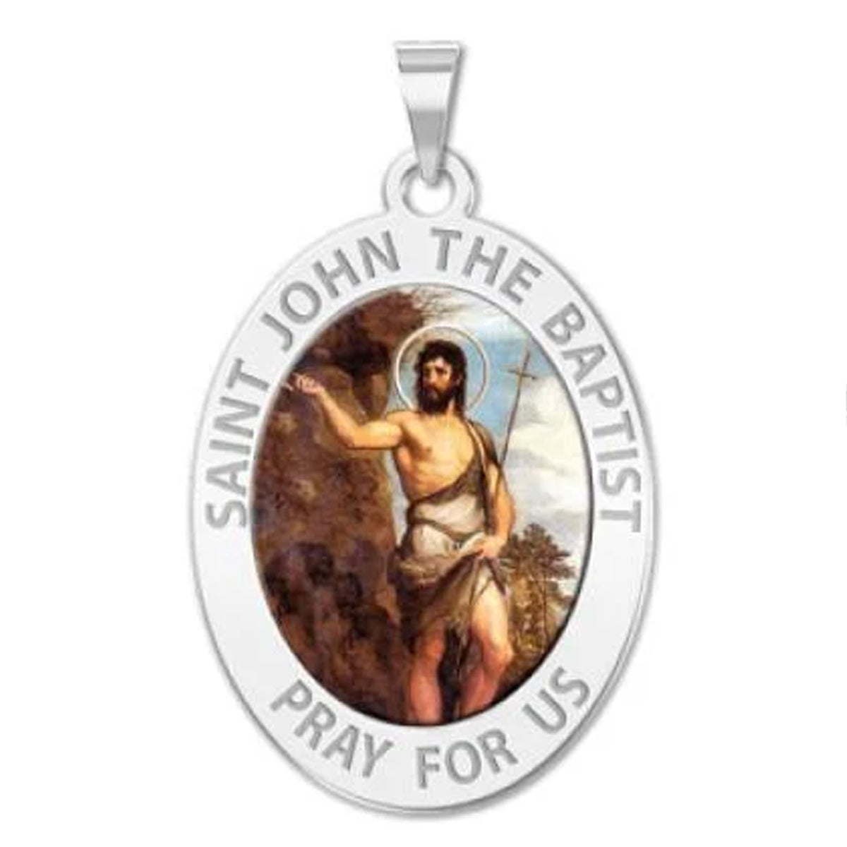 Saint John the Baptist Medal "Color"