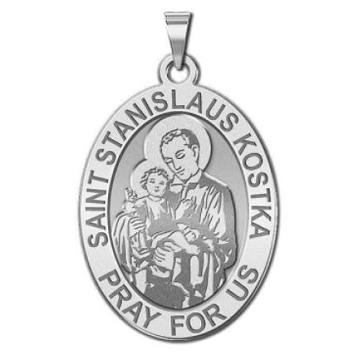 Saint Stanislaus Kostka - Oval Medal