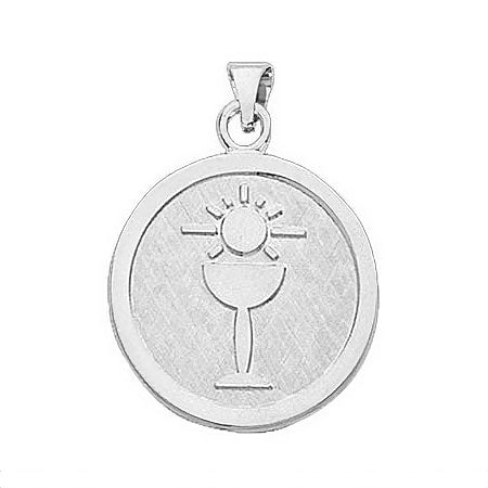 Sterling Silver First Holy Communion Medal