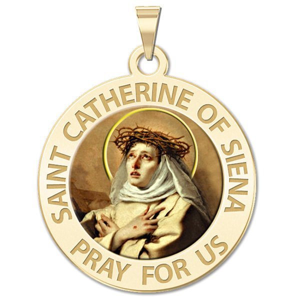 Saint Catherine of Siena Medal - "Color"