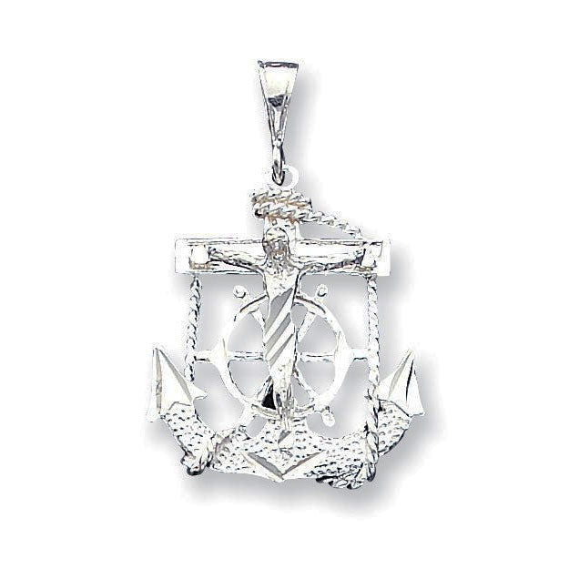 Sterling Silver Mariner Cross Pendant