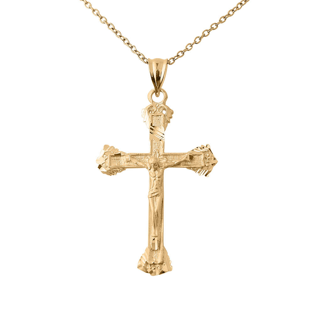 14k Crucifix Charm