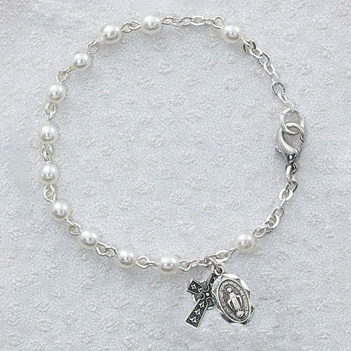 6 1/2" PEARL IRISH BRACELET