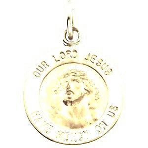 Our Lord Jesus Religious Medal - Silver